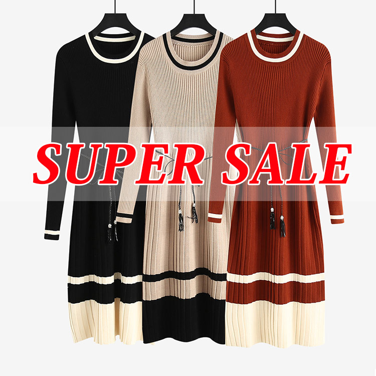 Knit dress? Comfortable all three colors